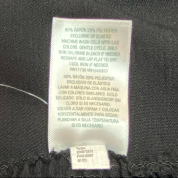 WILD FABLE NWT Black Dress or Maxi Skirt Sz CS Elastic Tube top Slit Skirt - Picture 6 of 8